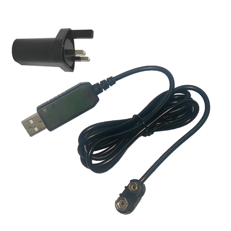 Устранитель аккумулятора 9 В с USB кабелем повышающий преобразователь напряжения 5