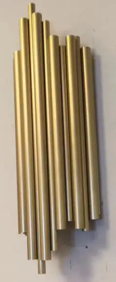 Matte gold Золотые металлические трубы тела гостиной светодиодные настенные лампы поверхностного монтажа спальни прикроватный настенный светильник Настенный декор скандинавские лофт настенные бра - Цвет абажура: Matte gold