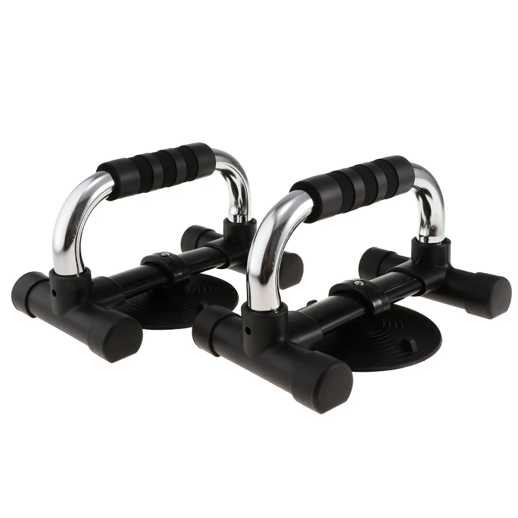1 Pair Push-Up Exerciser Home Workout Push Up Sit-Up Bars Stands Handle Chest & Arms Muscle Training Tool