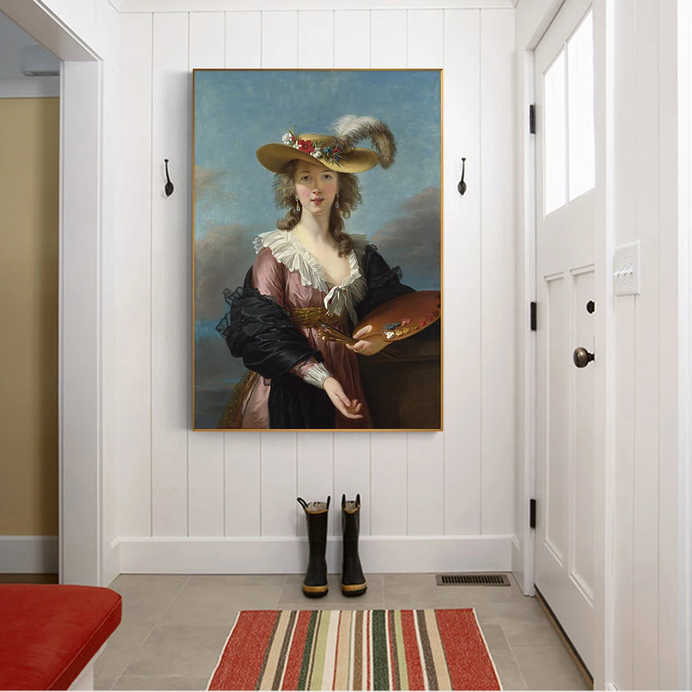 Citon холст искусство картина маслом Vigee Lebrun Mademoiselle Brongniart Poster художественный постер
