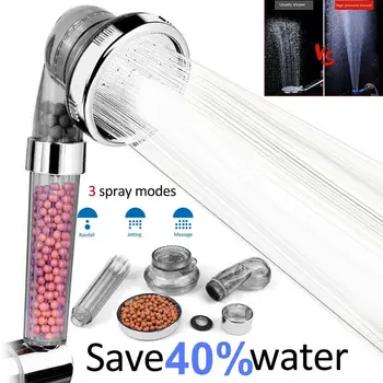 

Spa Shower Head 300%High Turbo Pressure 40%Water Saving Laser Ionic Filters 3