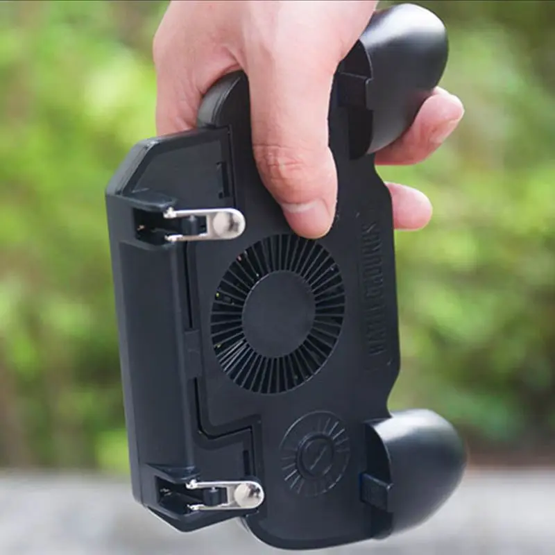  Mobile Phone Game Controller Shooter Joystick Cooling Fan Gamepad for PUBG