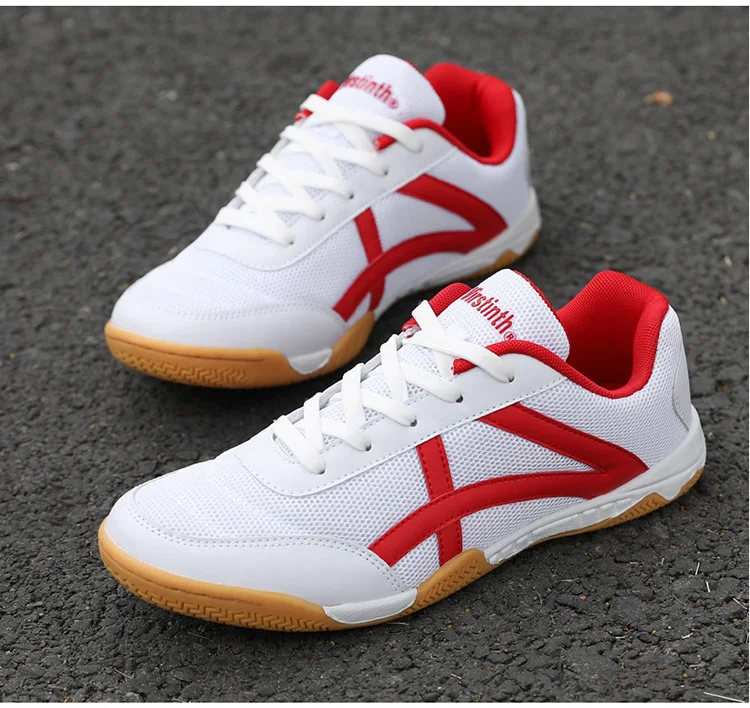 Unisex Indoor Training Table Tennis Shoes Men Shock Training Professional Sport Handball Sneakers Women Breathable Tennis Shoes