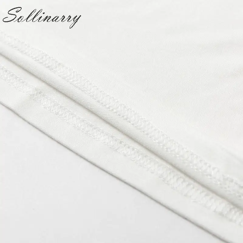 Sollinarry, мода, сексуальный белый короткий топ с открытыми плечами, женская элегантная открытая Кружевная летняя футболка, праздничная женская рубашка