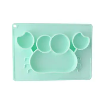 

Baby Feeding Mat Toddlers Silicone Placemat Dishwasher Microwave Oven Safe Fits Most High Chair Trays Tableware