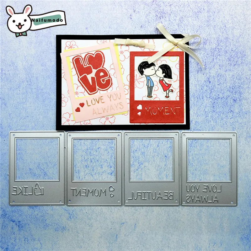 

Naifumodo Cutting Dies Metal Dies Four Square Die Scrapbooking Album Card Making Embossing Stencil Diecuts Decor
