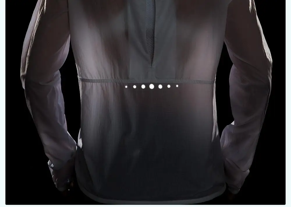Xiaomi Для мужчин рюкзак Спортивная куртка IPX4 Водонепроницаемый ветровка с длинными рукавами для Для мужчин UPF50+ Портативный сумка-кисет