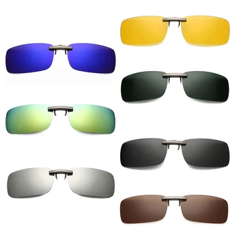 

Car Driver Goggles Anti-UVA UV400 Polarized Sun Glasses Driving Night Vision Lens Clip On Sunglasses Interior Accessories