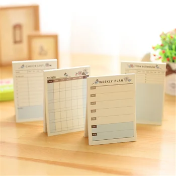 

20pack/lot plan Notepad Regular notes Student office stationery wholesale