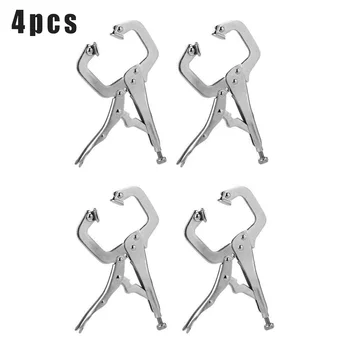 

4pcs Locking Pliers Clamp Flex Pads Locking Adjustable Welding Maintenance