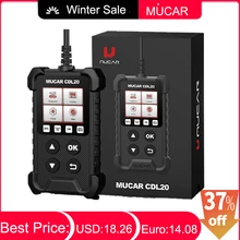 MUCAR CDL20 OBD2 Scanner Professional Auto Diagnostic Tool Lifetime Free Scanner Automotive Code Reader PK Thinkobd 20