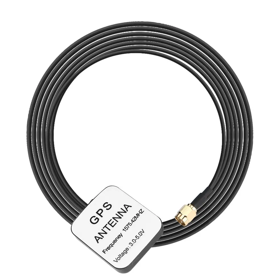 1575,42 MHz Автомобильная gps антенна активная дистанционная антенна RP-SMA штыревой разъем сигнальный адаптер Автомобильная DVD gps навигационная антенна