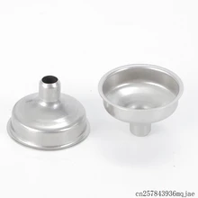 1000 шт. Нержавеющая сталь фляжная Воронка кувшин для наполнения плоская фляжка маленькая воронка для узкой-бутылки с заостренным наконечником