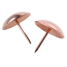 10 pcs Upholstery Nail Thicken Tacks Stud Hardware Pushpin Doornail Home Décor for Sofa drum jewelry box wine case door  25*25mm