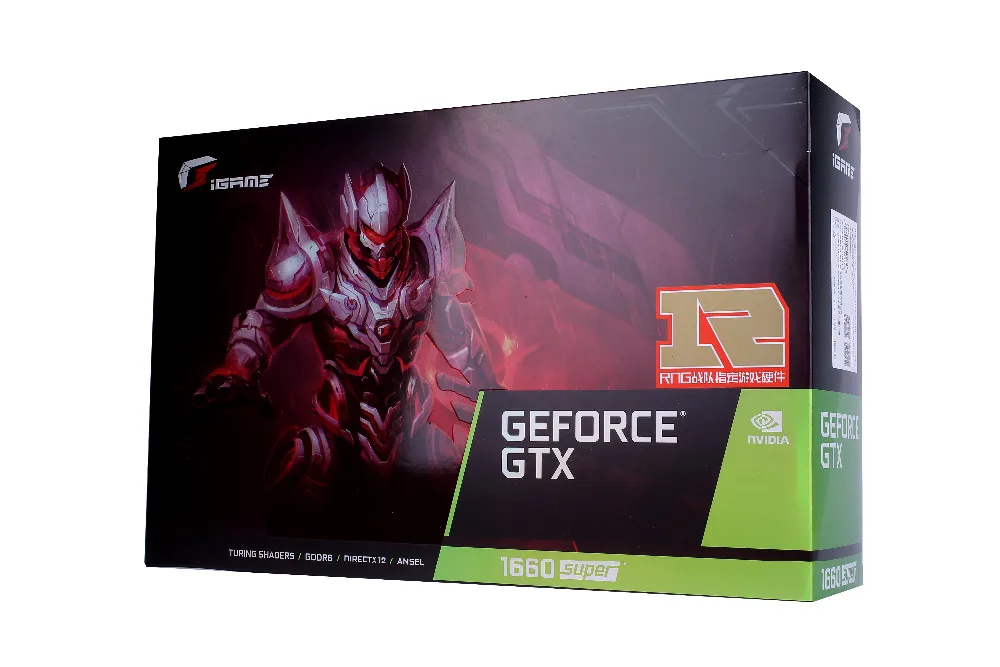 Цветная игровая видеокарта VGA iGame GeForce GTX 1660 SUPER Ultra 6G DDR6 DP HDMI DVI