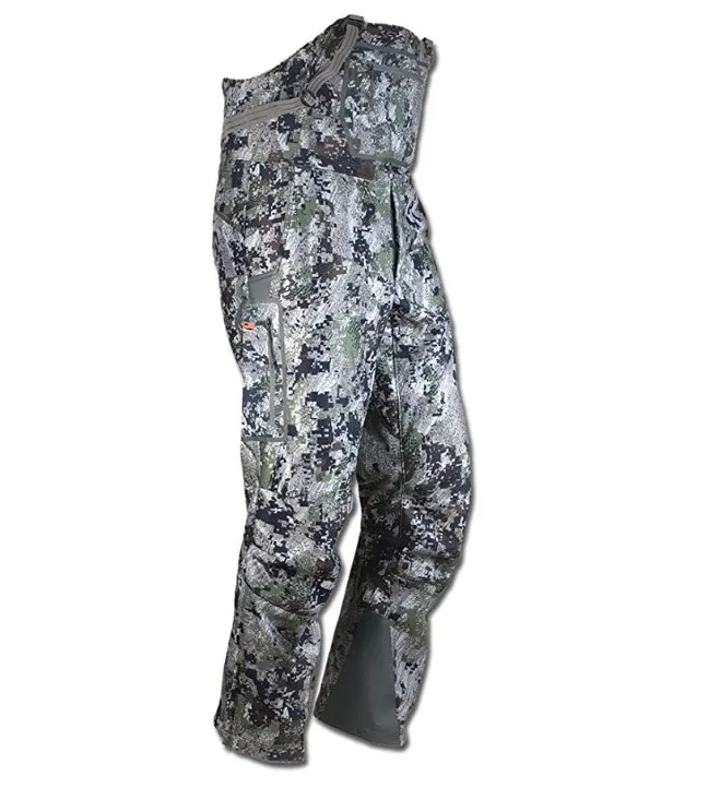 

2019 Winter Sitka Men Sitka Hunting Bib Camouflage Windstopper Waterproof Sitka Bib USA Size 2XL Open Country