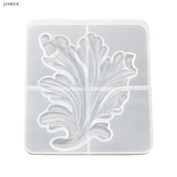 

JAVRICK Crystal Epoxy Glue Mold Pattern Leaf Decoration Mirror Silicone Mould DIY Handmade Crafts Making UV Resin Molds