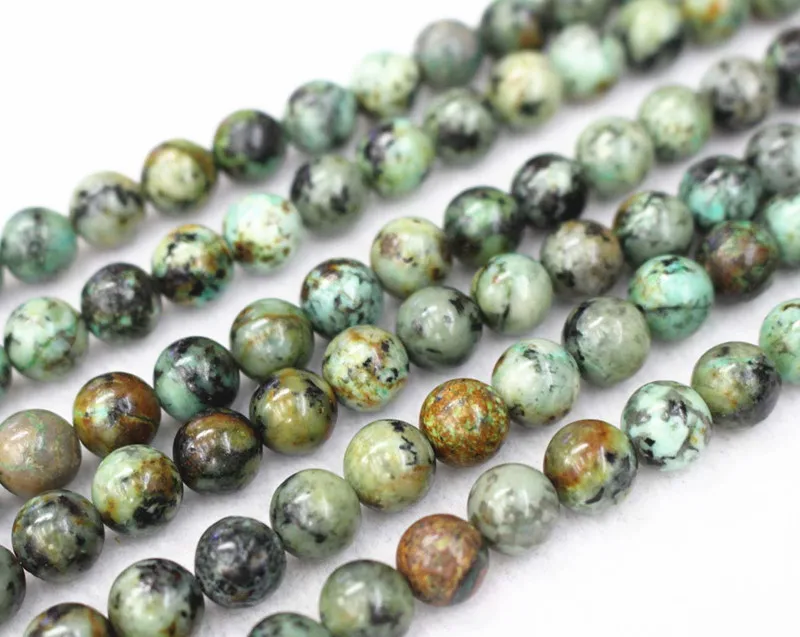 

Natural AA African Turquoise Beads,4mm 6mm 8mm 10mm 12mm Turquoise Round Beads.DIY Jewelry Making Beads.loose beads