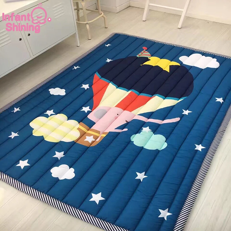 Tapis De Jeu Pliant Et Brillant Pour Bebe Et Enfant Tatami Antiderapant Pour Ramper Couverture En Coton Aliexpress