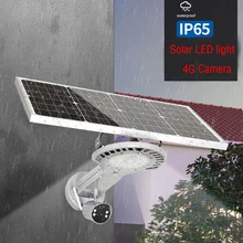 PDDHKK солнечной энергии 4G SIM беспроводной IP66 водонепроницаемый наружного видеонаблюдения CCTV 1080P 2,0 M камера с светодиодный светильник