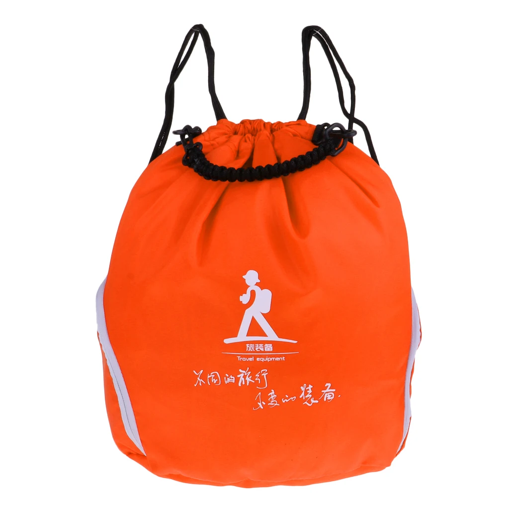 Unisex Bag Drawstring Sack Sport Travel Outdoor Backpack Waterproof Soft Lightweight and Durable Drawstring Backpack