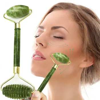 

Salon Anti-Aging Anti Wrinkle Jade Massager Jade Roller Roller Facelift Natural Fashion Beauty Body Tool