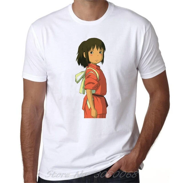 Мужская футболка в стиле Хаяо Studio Ghibli Miyazaki Hayao с рисунком из мультфильма