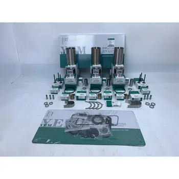 

New Aftermaket Engine Part D640 Overhual Kit With Cylinder Gasket Piston Ring Liner Kit Valves Set For Kubota