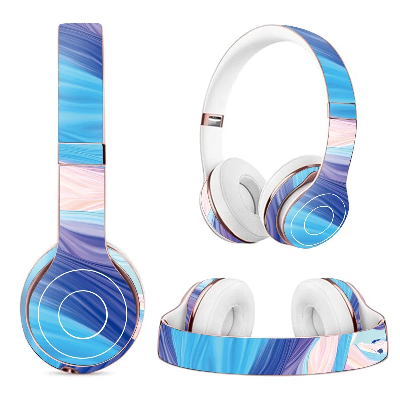 Ultra thin Protective Wrap Cover Sticker Vinyl Decal Headphone Skin for Beats Solo 2 3 Wireless Headphone