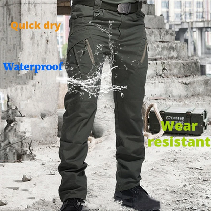Amazon.com: Men's Casual Cargo Trousers Outdoor Combat Work Trousers with  Multi Pockets Tapered Trousers Casual Sports Jogger Pants : Clothing, Shoes  & Jewelry
