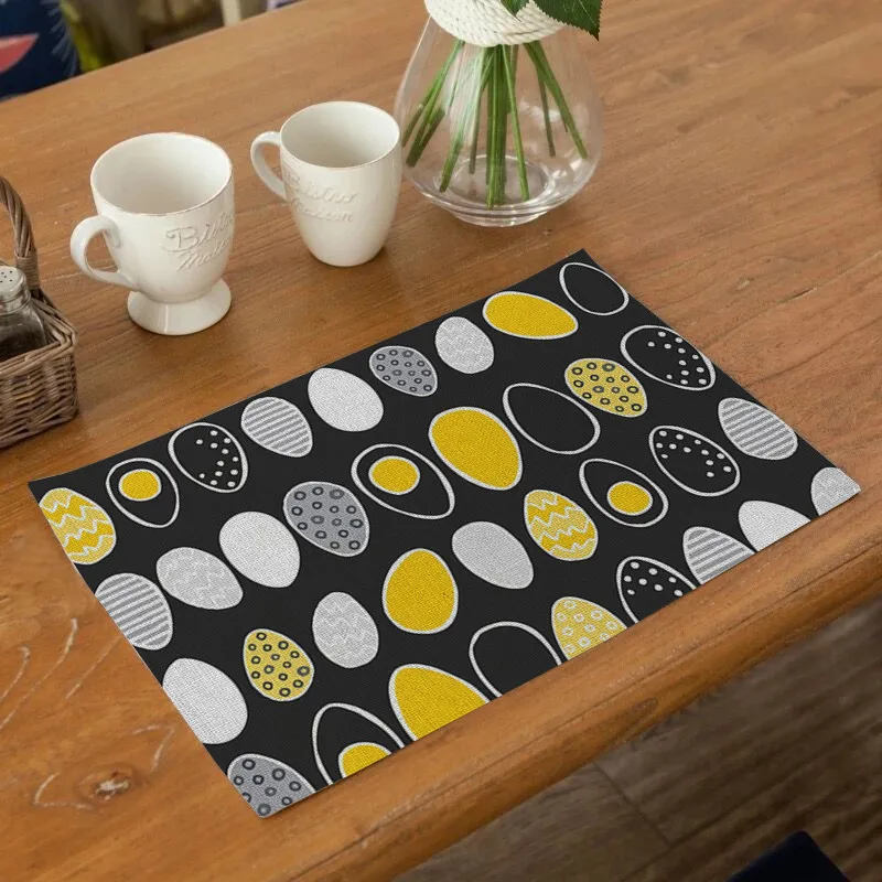 

Household Fashion Dining Table Placemat Europe Style Home Kitchen Tools Tableware Pad Coaster Coffee Tea Place Mat