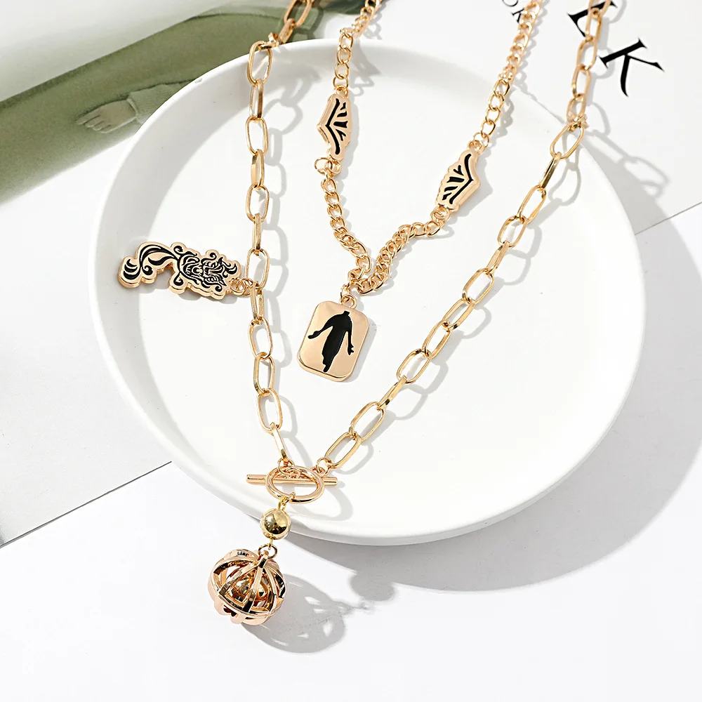 Hanemiya Kazutora Layered Necklace for 