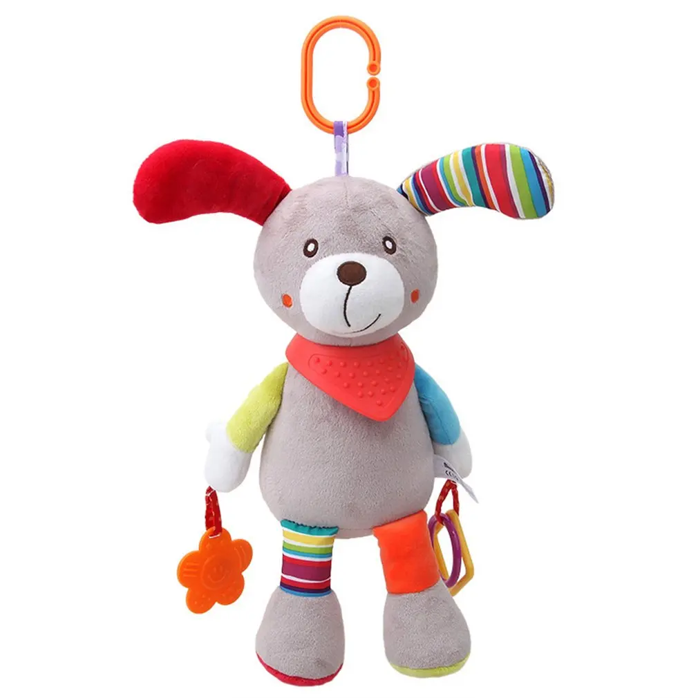 Kawaii Baby Bell ручная хватка развивающие игрушки Младенческая мобильность на кроватке игрушка висящая над кроватью плюшевые Прорезыватели куклы