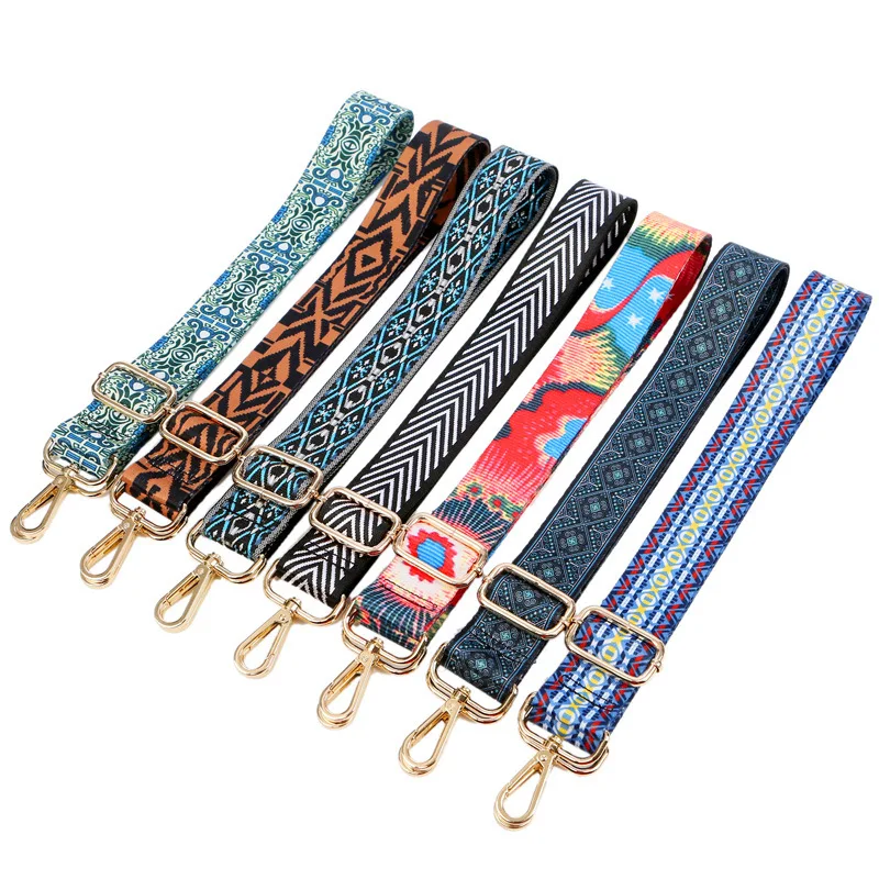 140cm Woven Bag Strap Women's belt for bag accessories Handles Ornament  Handbags Shoulder Nylon Cross Body Messenger Belt Ethnic