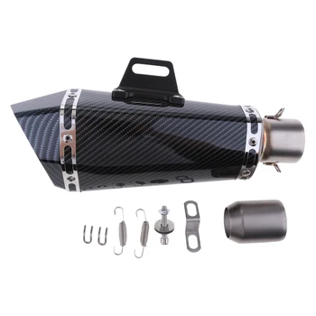 

Stainless Steel Exhaust Tail Muffler Tip Pipe Fit Diameter 36-51mm For ATV