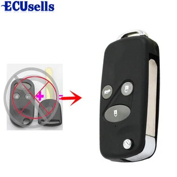 

3 BUTTONS Modified folding Flip Remote Key Case Shell for Honda Accord Civic CR-V Element Pilot 3 button