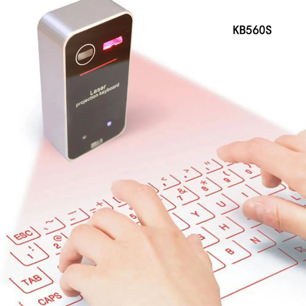 

2020 Wireless Bluetooth Virtual Laser Projection Keyboard with Mouse Function for Smart Phone Laptop Computer IPhone Ipad
