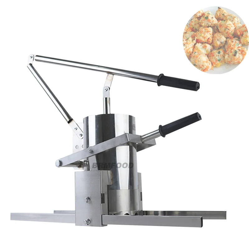 Commercial Small Manual Chicken Meatball Vegetable Ball Machine Pork