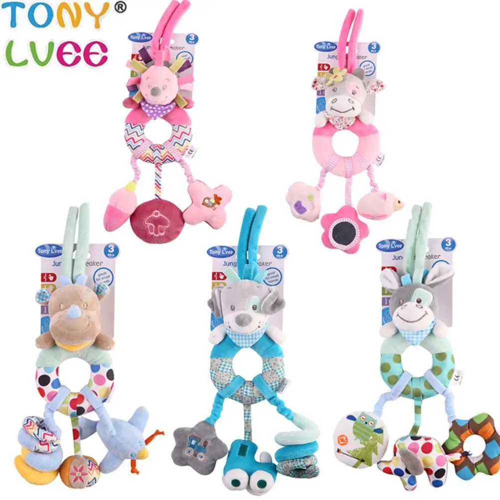 Kidlove Bedroom Rattles Stroller Toy Cute Baby Toys Stroller Doll Soft