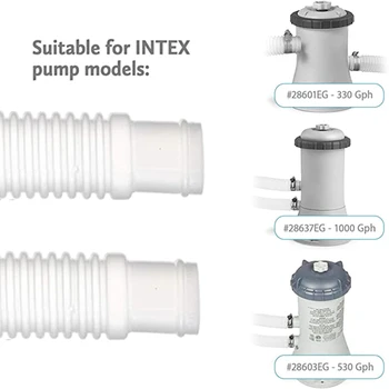 

Double Tube 4 Button Swimming Pool Pump Replacement Hose Filter Pump Hose Swimming Pool Replacement Hose