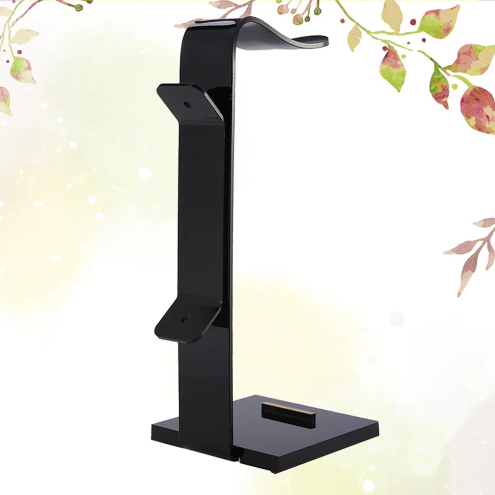 1Pc Headphone Display Stand Acrylic Durable Detachable Stereo Headphone Bracket Headphone Holder Headset Rack for Office Dorm Ho