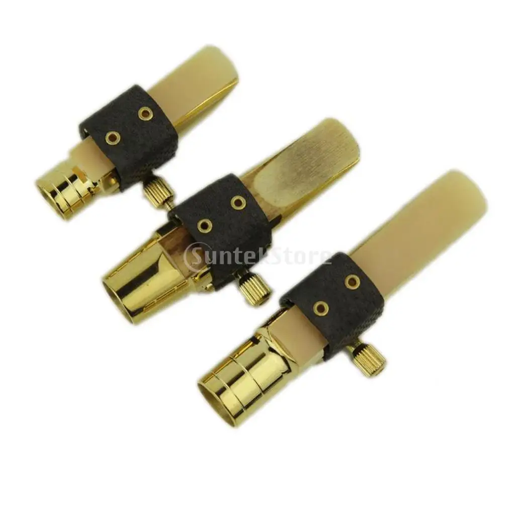 Pro Saxophone Ligatures Clamp Compact Durable Fastener for Alto/Tenor/Soprano Sax Clarinet Part Replacement saxophone accessories,clarinet accessories,saxophone ligature