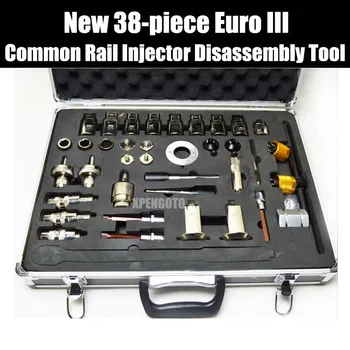 

Newest 38PCS Common Rail Injector Disassemble Tools Injector maintenance disassembly decomposing tool common rail repairing tool