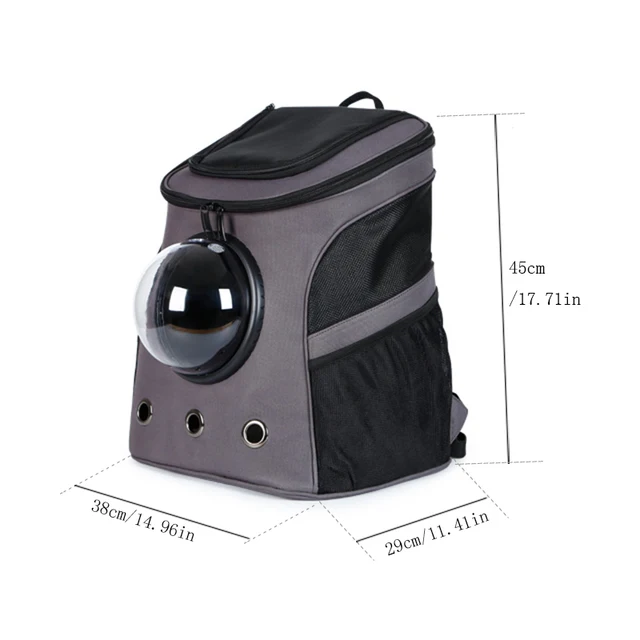 Large Pet Backpack Portable Space Capsule Breathable Window Cat Carrier Dog Bag Pets Products Accessories Portable