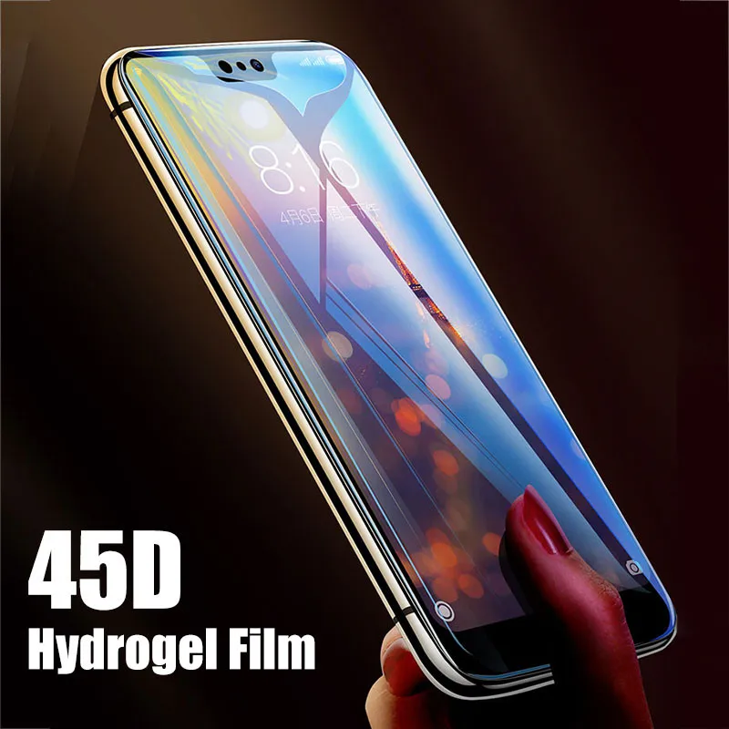 H& A 2 шт 45D Гидрогелевая пленка для huawei P30 P20 mate 20 Lite Pro Защитная пленка для экрана Honor 9 Lite 10 8X мягкая защитная пленка