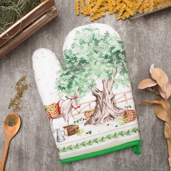 

Mitten potholder "Olivia" 20x27cm, 100% cotton wool, batting 250g / m2 4122614