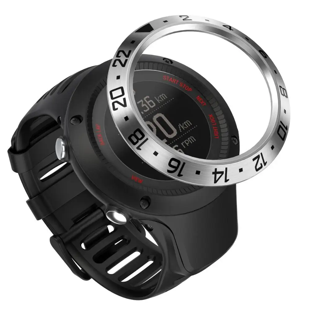 Ringke ободок кольцо Стайлинг рамка для Suunto AMBIT3 RUN черный HR чехол Защитное кольцо Защита от царапин в виде ракушки - Цвет: Silver