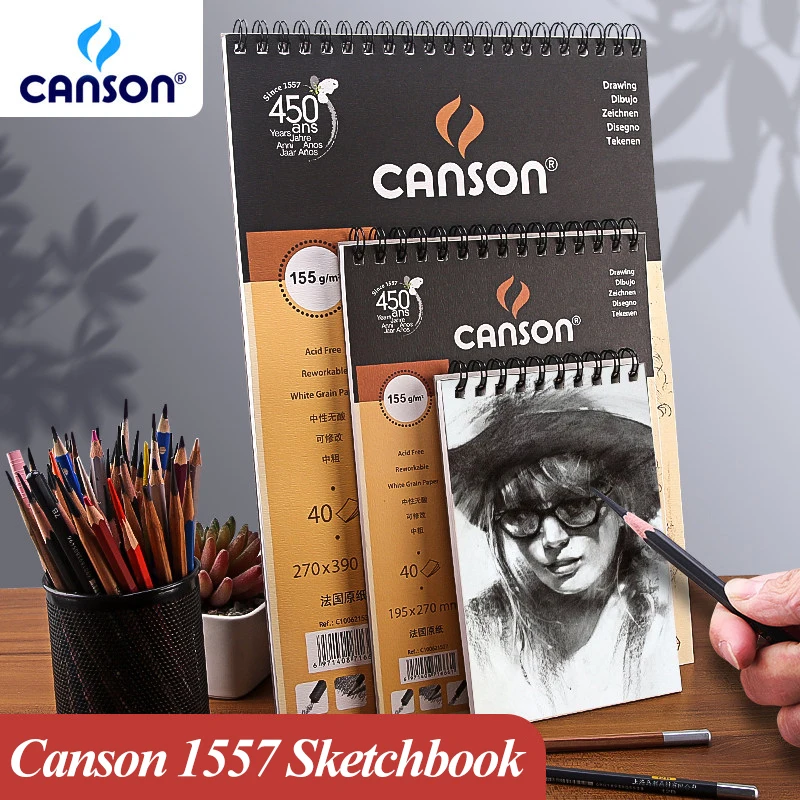 CANSON XL series marker Sketchbook translucent bright white paper 70g50  sheets A3/A4 Paper - AliExpress