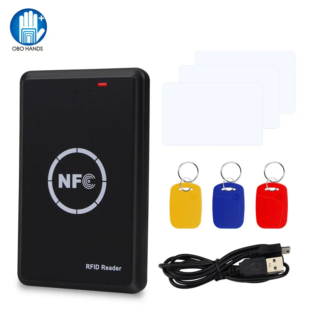 Дубликатор RFID карт 125 кГц 13 56 МГц NFC EM4305 T5577|Считыватели контрольных карт| |