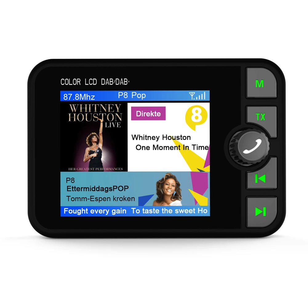 Автомобильный Bluetooth FM передатчик беспроводной аудиоприемник MP3 плеер адаптер